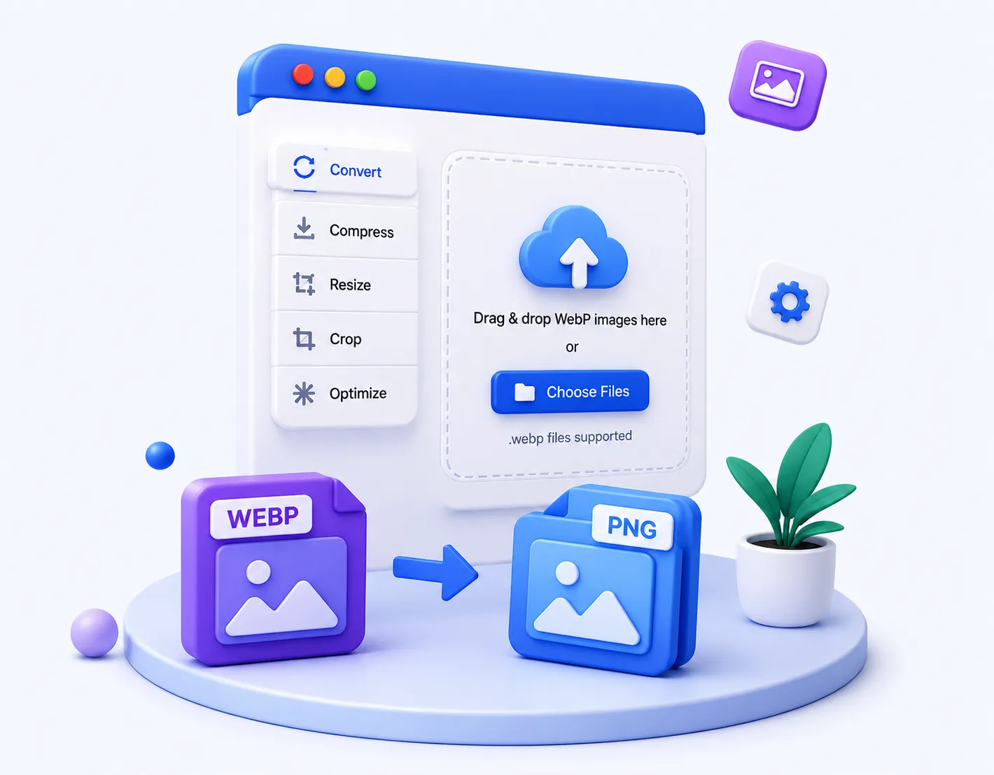 WebP to PNG Converter
